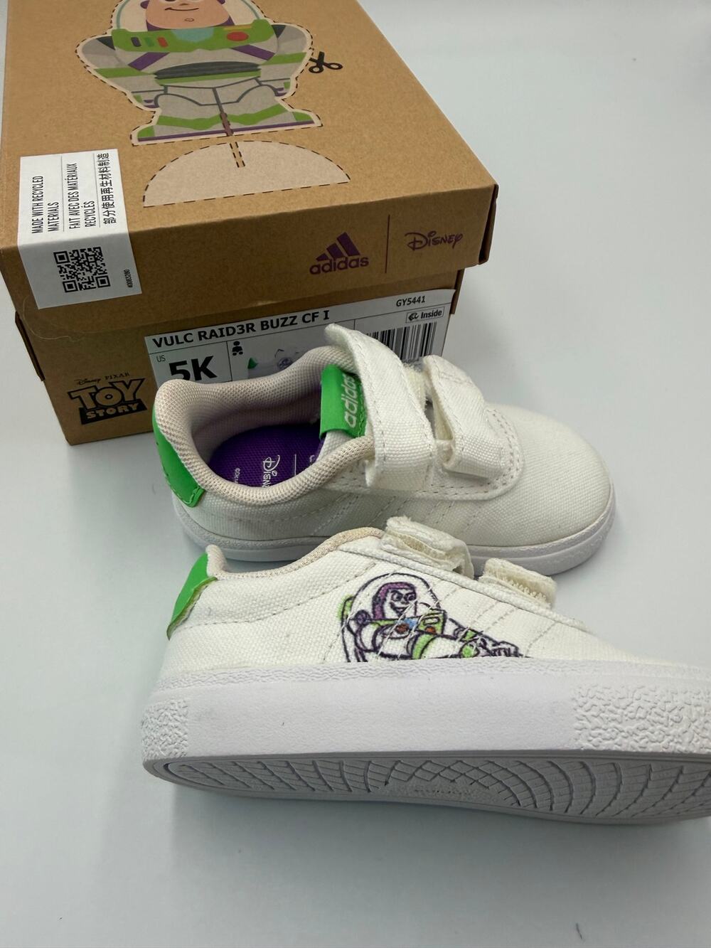 Adidas vulc raid3r buzz lightyear toddler 5k new in box